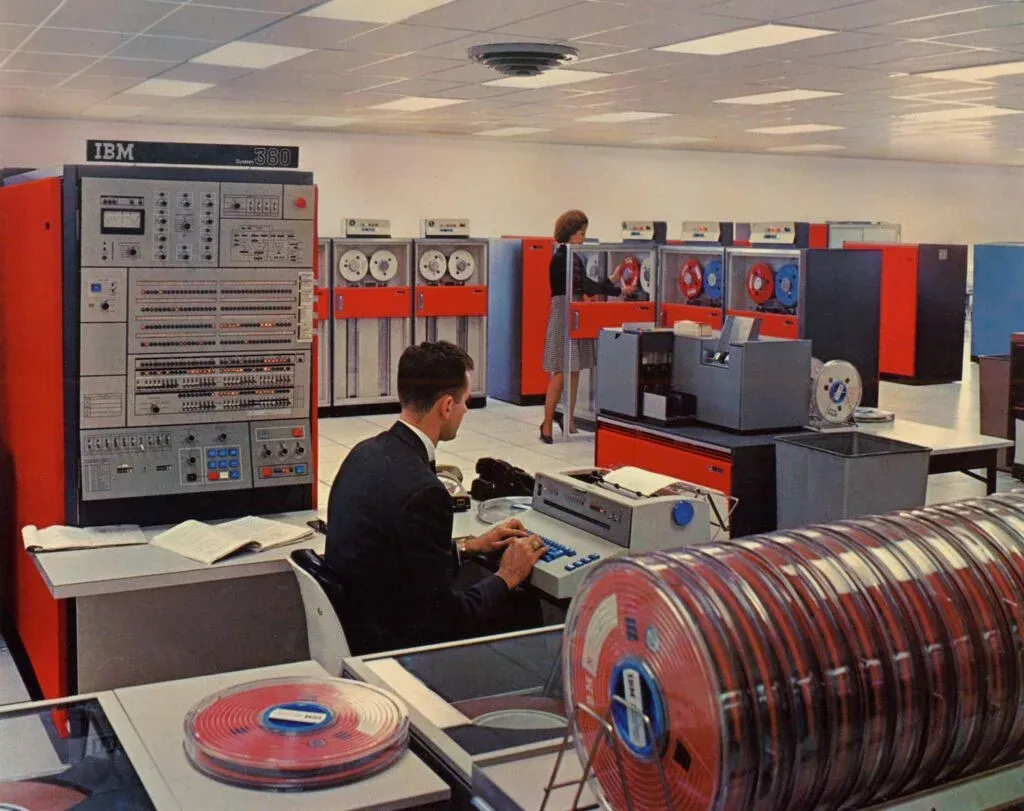 IBM 360. Photo promotionnelle 1964. IBM